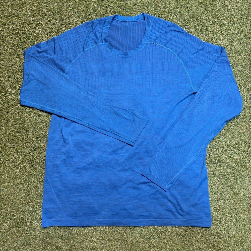 Lululemon Metal Vent Tech Long Sleeve Shirt Mens Large Athletic Gym Training Top